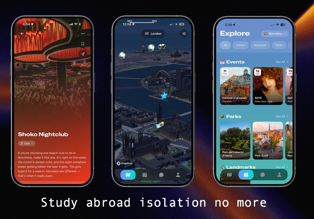 Chapman trio brings solution for study abroad isolation to the app store